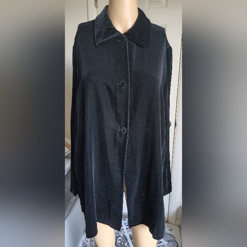 Rena Rowan for Saville velvet blazer size L